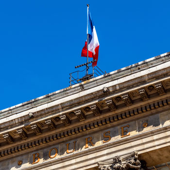 Öffnungs-und Schließungszeiten der Pariser Börse
