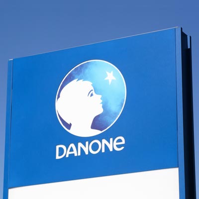 Danone share dividend and yield