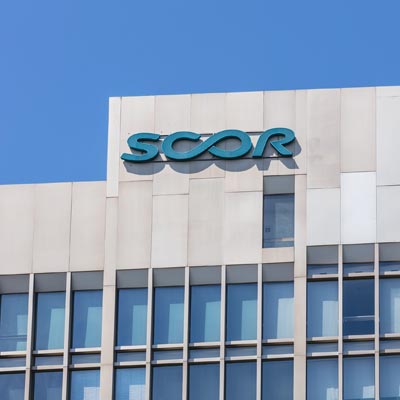 Scor's revenue and market capitalization